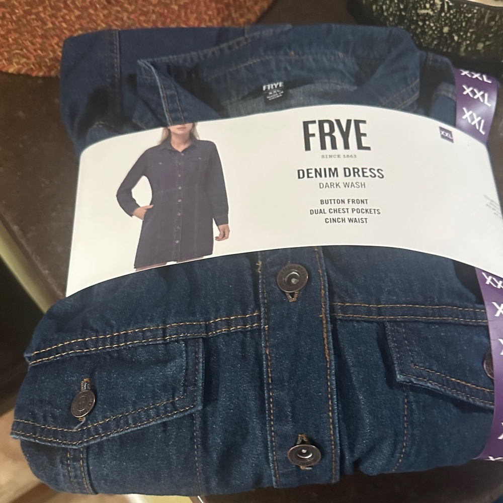 Frye Indigo Denim Dress or jacket